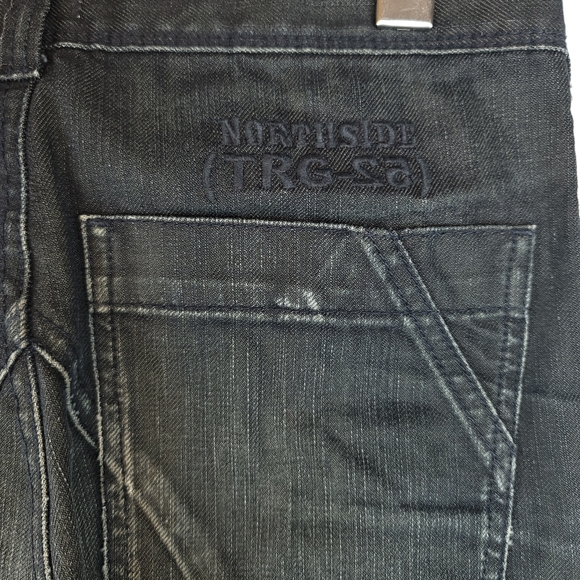 Tap A L'oeil black distressed wash biker Jean - Picture 15 of 15